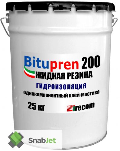 2 в 1 - эластичный клей и гидроизоляция BITUPREN 200