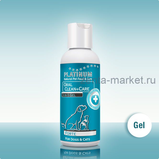 Platinum Гель 3 в 1 Platinum Oral Clean & Care Forte для кошек и собак
