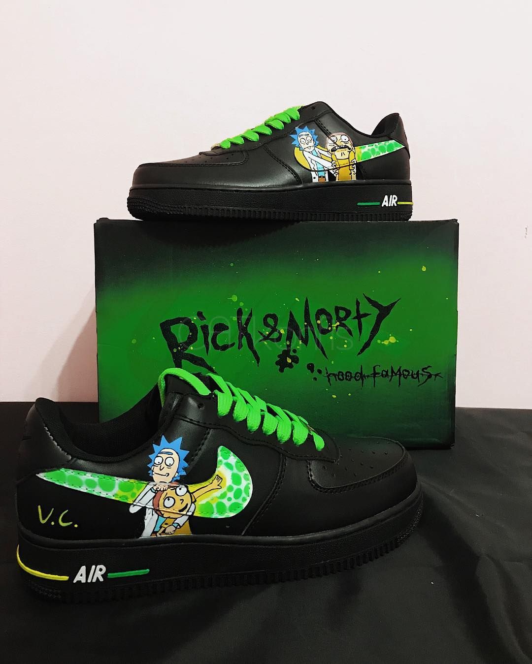 rick and morty air force 1 low