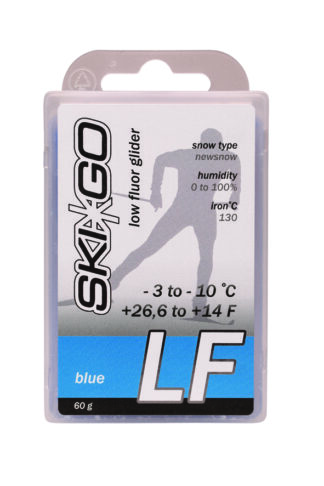 парафин skigo lf blue низкофтористый -3/-10 60 гр