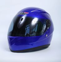 Шлем интегральный синий вид 2