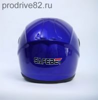 Шлем интегральный синий вид 3