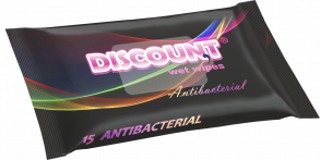 ТМ «Discount» 15 с ароматом парфюма антибактериальная