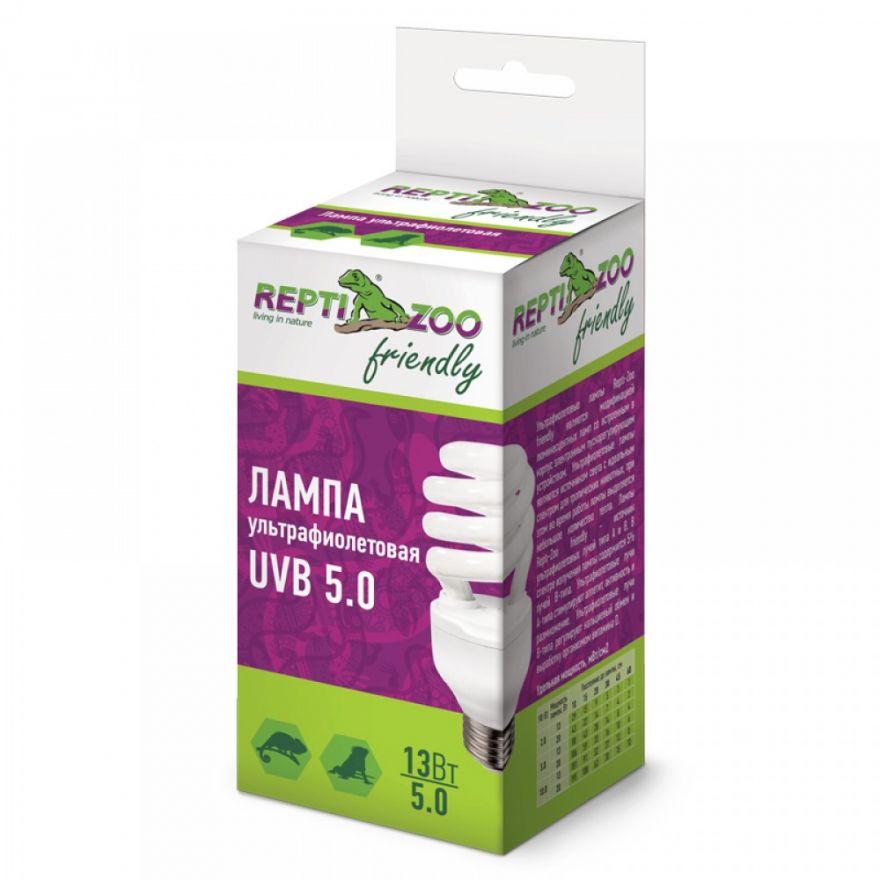 Ультрафиолетовая лампа REPTIZOO UVB 5.0 compact