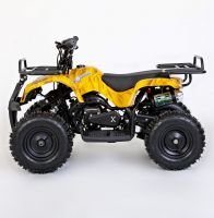 MOTAX Mini Grizlik Х-16 электростартер Квадроцикл бензиновый желтый камуфляж 2