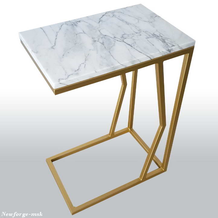 Мраморный дизайнерский столик