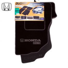Коврики Honda Insight от 2009 - 2014 в салон ворсовые Duomat (Польша) - 4 шт. Черный