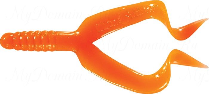 Твистер двухвостый MISTER TWISTER Double Tail 10см уп. 10 шт. 8 (оранжевый) фирменная упаковка