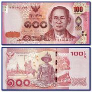 Тайланд 100 бат UNC ПРЕСС