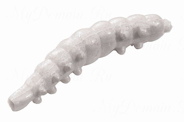 Приманка Berkley GAJHW-WH Гусеница белая 2,5cm