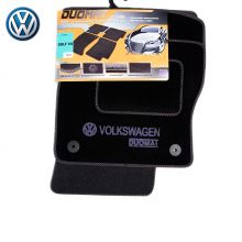 Коврики Volkswagen Golf VII от 2012 в салон ворсовые Duomat (Польша) - 4 шт. Черный