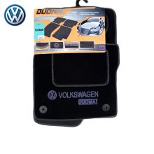 Коврики Volkswagen Touran I от 2003 - 2010 в салон ворсовые Duomat (Польша) - 3 шт. Черный