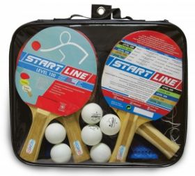 Набор для настольного тенниса Start Laine 4 Ракетки Level 100, 6 Мячей Club Select 61-452