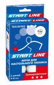 Мячи для настольного тенниса Start Line Training 3* 23-123