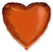 Фигура "Сердце" оранжевый, 18", Испания