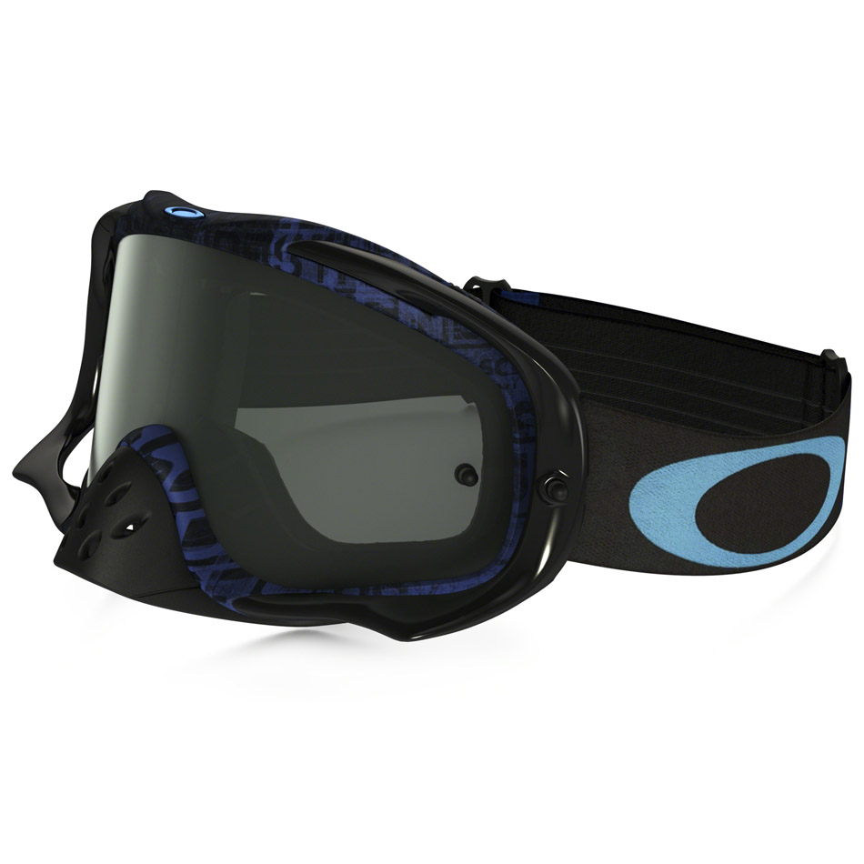 Oakley - Crowbar Distress очки сине-черные, линза темно-серая
