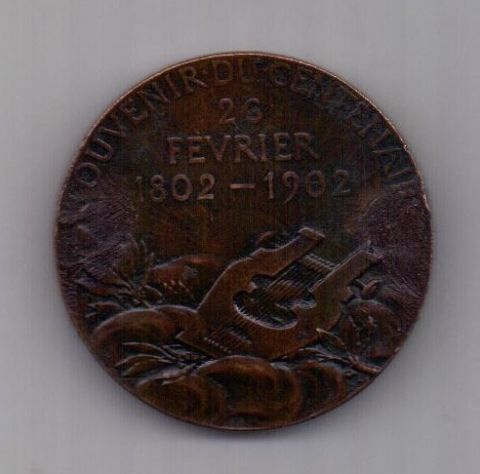 медаль 1902 г. Франция