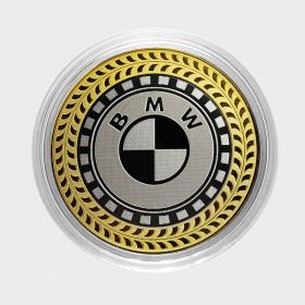 BMW, монета 10 рублей, с гравировкой, монета Вашего авто