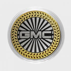 GMC, монета 10 рублей, с гравировкой, монета Вашего авто