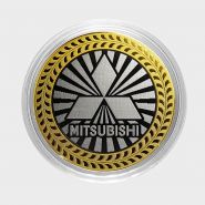 MITSUBISHI, монета 10 рублей, с гравировкой, монета Вашего авто