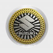 Suzuki, монета 10 рублей, с гравировкой, монета Вашего авто