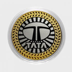 TATA, монета 10 рублей, с гравировкой, монета Вашего авто