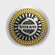 Volvo, монета 10 рублей, с гравировкой, монета Вашего авто