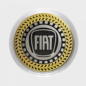 FIAT, монета 10 рублей, с гравировкой, монета Вашего авто