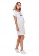 SALE! Платье "Зоя" для беременных; цвет: молочный