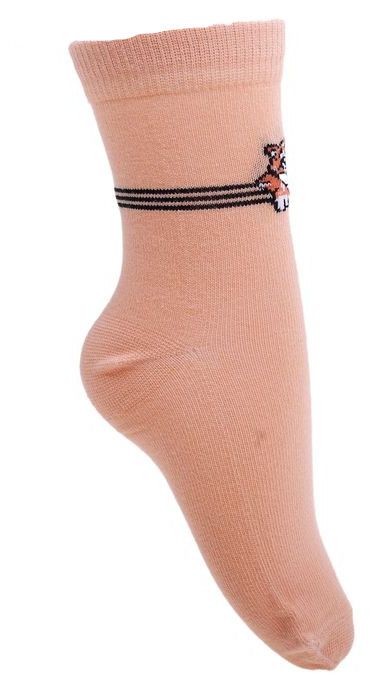 Носки детские Тигренок песочного цвета для мальчика или девочки 4 лет