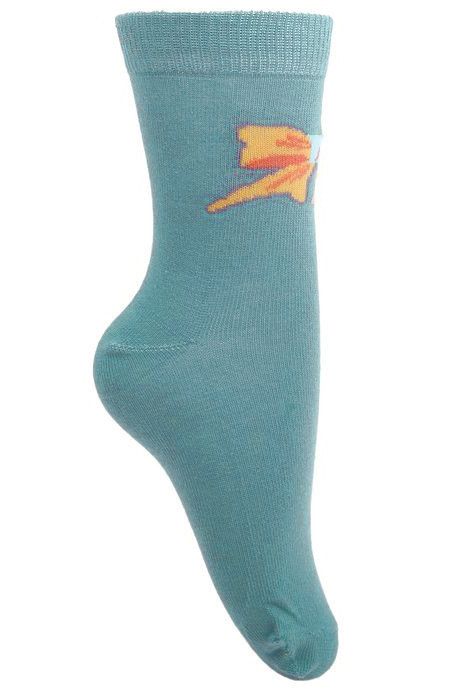 Носки для девочки 1-3 лет, цвет голубой
