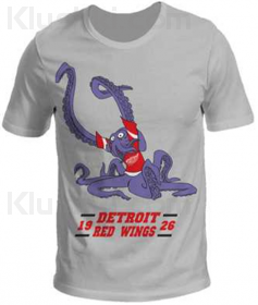 Футболка "Detroit Red Wings Kids Mascot" печать, меланж