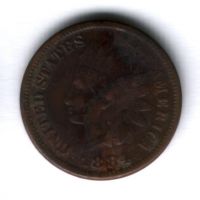 1 цент 1884 г. США