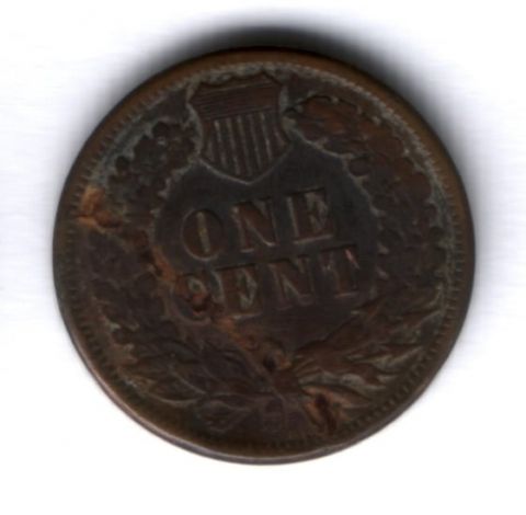 1 цент 1884 г. США