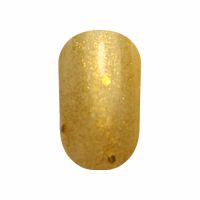 Гель-лак Tertio #190 (золотые блёстки разного размера), 10 мл