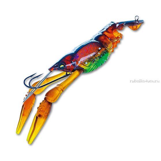 Воблер Yo-Zuri 3DB Crayfish Артикул: R1109 цвет: PBR/ 75 мм /23 гр