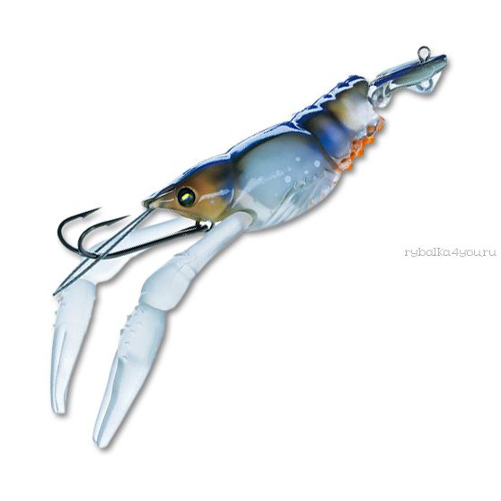 Воблер Yo-Zuri 3DB Crayfish Артикул: R1109 цвет: PLS/ 75 мм /23 гр