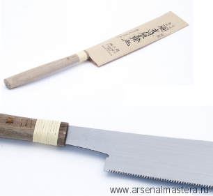 Пила столярная безобушковая Juntaro Mitsukawa 170мм поперечная (Cross) Шаг зуба 2 мм  Miki Tool М00012364