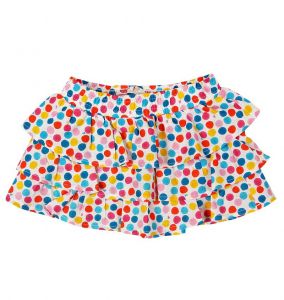 юбка текстильная с воланами для девочки 1-3 лет