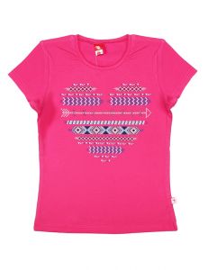 розовая футболка для девочки