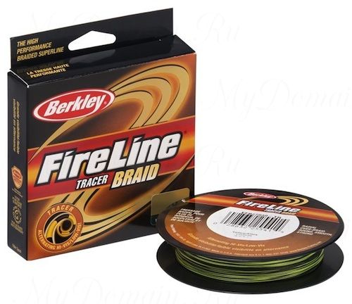 Плетеный шнур Berkley Fireline Braid Tracer 110m 0,30mm 36.3kg
