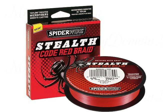 Плетеный шнур Spiderwire Stealth Red 110m 0,12mm 7.1kg