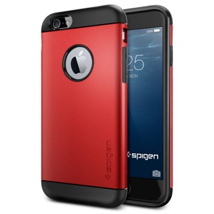 Чехол Spigen Slim Armor для iPhone 6/6S красный