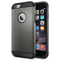 Чехол Spigen Slim Armor для iPhone 6/6S темный металлик