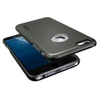 Чехол Spigen Thin Fit A для iPhone 6/6S (4.7) темный металлик