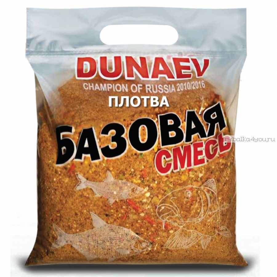 Прикормка Dunaev Базовая смесь универсальная  2,5 кг