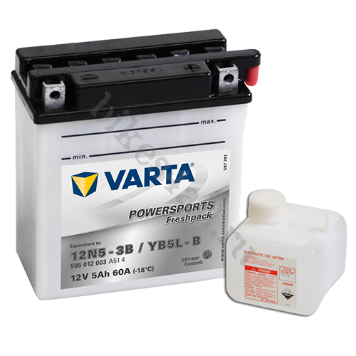 Аккумулятор VARTA 505012 (Yamaha YBR125)