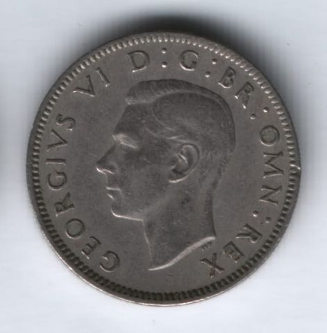 1 шиллинг 1948 г. Великобритания, герб Шотландии