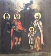 Икона Кирик и Иулитта (копия старинной)