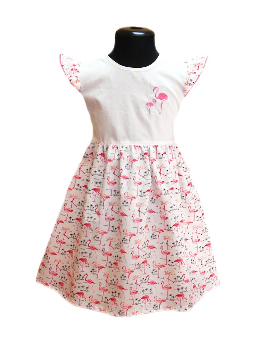 Платье для девочки Розовый фламинго